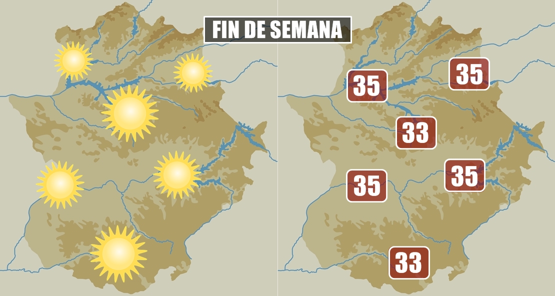 Las temperaturas subirán en Extremadura