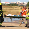 Simulacro de accidente aéreo en la base Talavera la Real