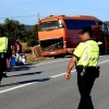 Imágenes del accidente de autobús en la zona de Alcántara (Cáceres)