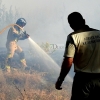 Incendio forestal en Balboa (Badajoz)