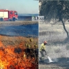 Los Bomberos evitan que un gran incendio llegue a San Isidro