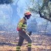 REPOR - Imágenes del incendio forestal entre Almendral y Valverde de Leganés