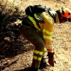 REPOR - Imágenes del incendio forestal entre Almendral y Valverde de Leganés