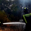 REPOR - Imágenes del incendio forestal entre Almendral y Valverde de Leganés