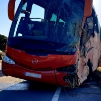 8 HERIDOS - Un autobús se accidenta en Extremadura dirección Fátima