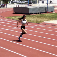 La extremeña Matilde Pineda entre las 10 mejores sub-18 en 200 metros