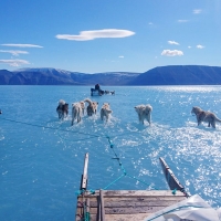 La impactante imagen que demuestra cómo se derrite Groenlandia
