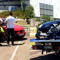 Dos coches colisionan cerca del Centro Comercial &#39;El Faro&#39;