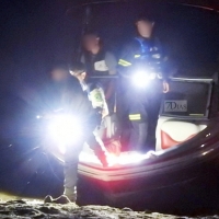 Así llevan a cabo los trabajos de búsqueda en el embalse de Cíjara