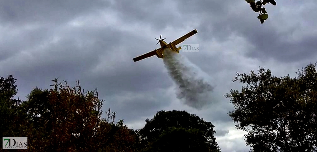 REPOR: El incendio en las cercanías de Alburquerque desde dentro