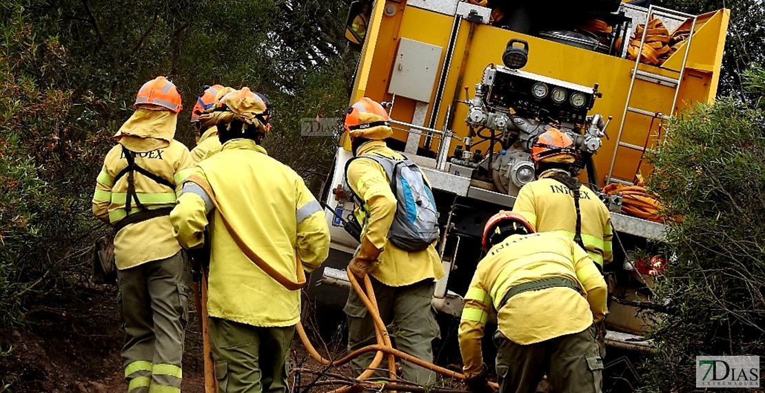 REPOR: El incendio en las cercanías de Alburquerque desde dentro