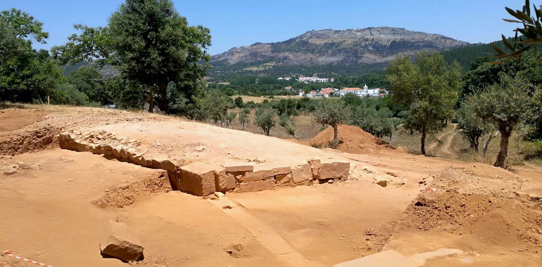 Identificado el anfiteatro de la ciudad romana de Ammaia