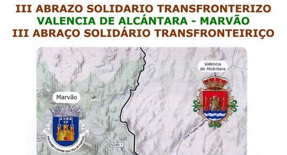 III Abrazo Solidario Transfronterizo entre Valencia de Alcántara y Marvão