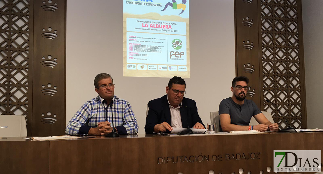 La Albuera albergará el Campeonato de Extremadura de fútbol playa femenino