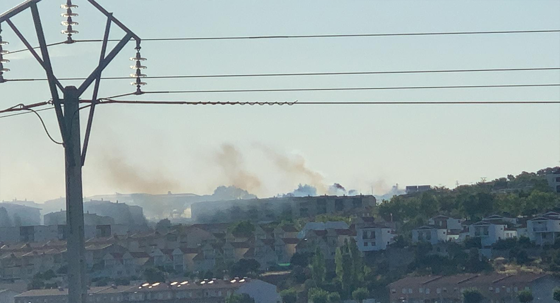 Declarado un incendio en Plasencia