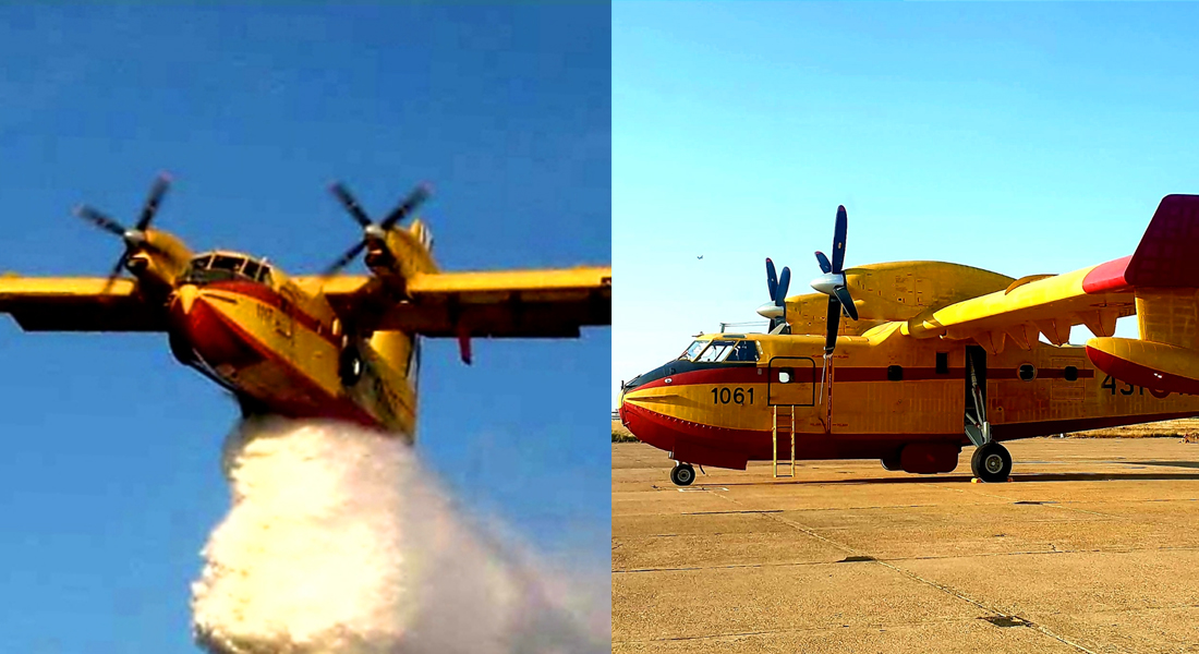 Los aviones apagafuegos vuelven a Extremadura