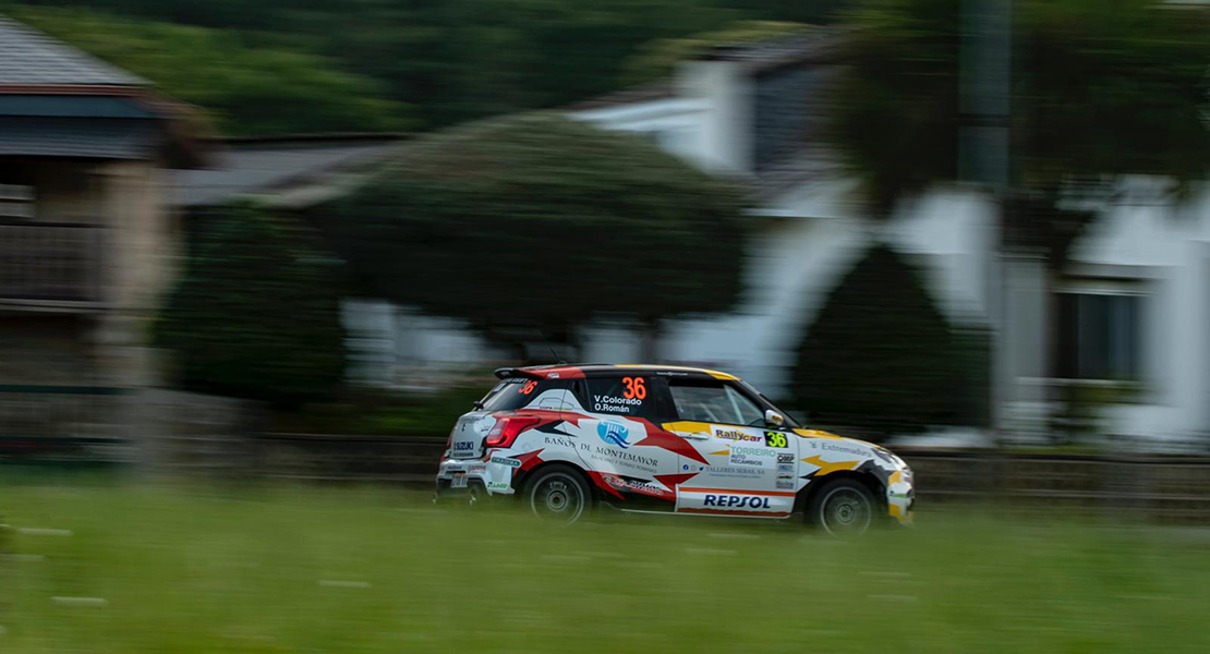 Buena actuación del extremeño Colorado en el Rallye de Ferrol