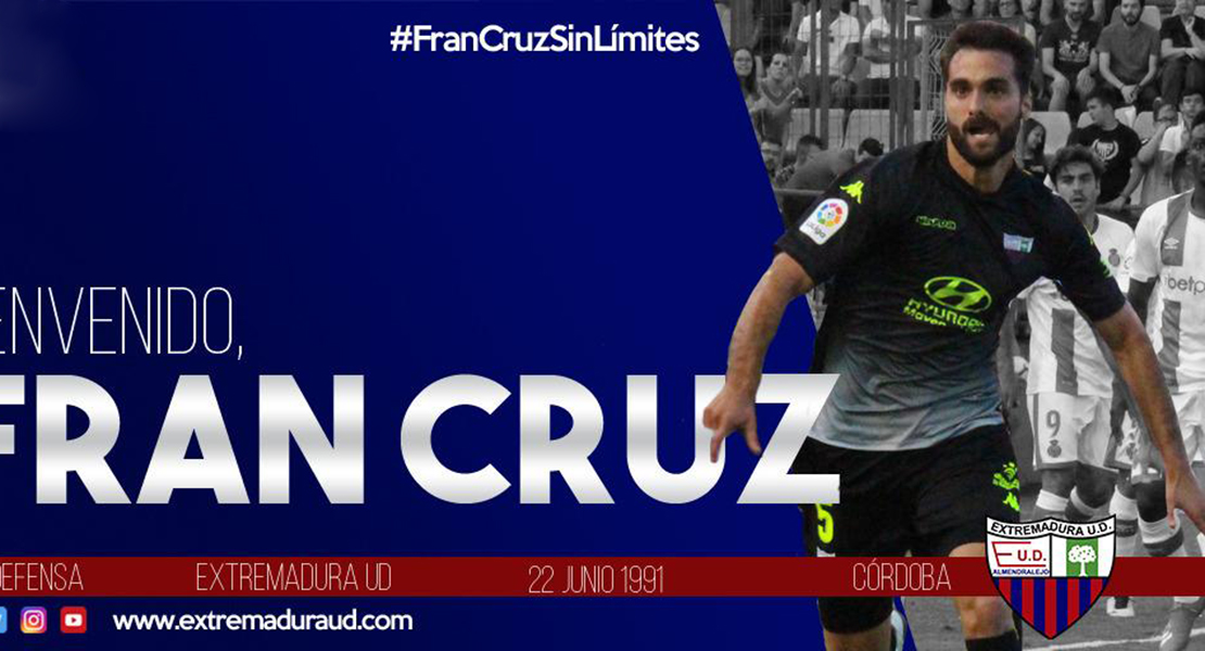 Fran Cruz vestirá la camiseta del Extremadura UD tres años más