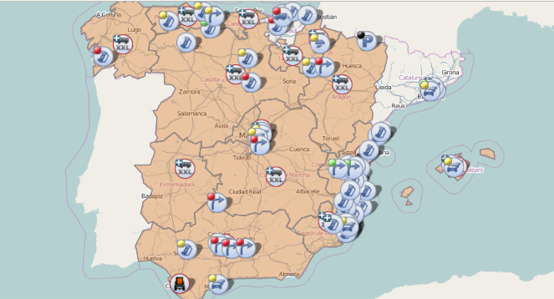 Varias restricciones en las carreteras extremeñas