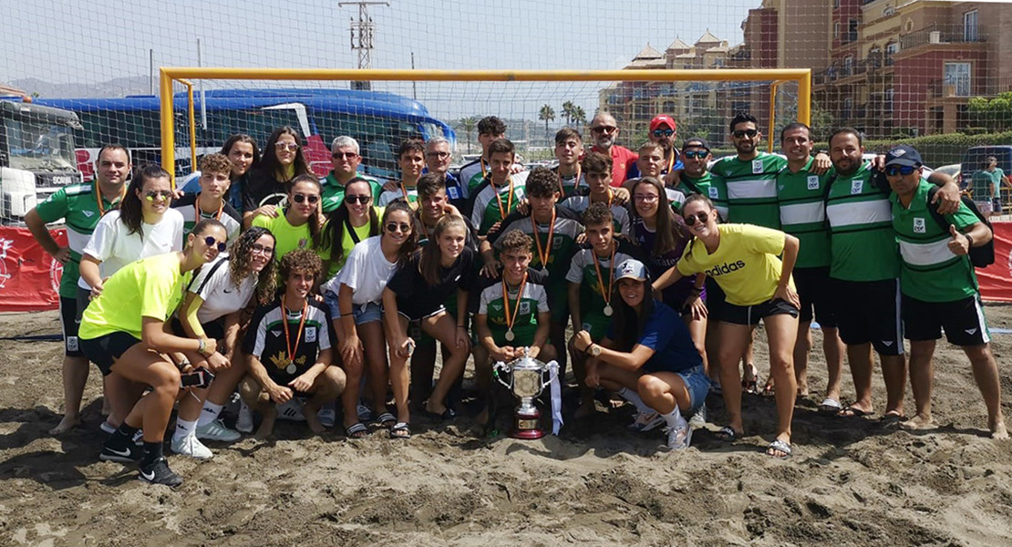 Extremadura se proclama subcampeona de España de fútbol playa