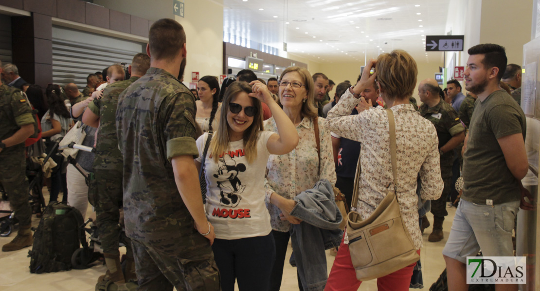 Imágenes del primer contingente que viaja a Letonia