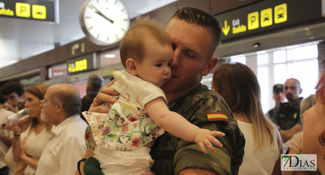 Imágenes del primer contingente que viaja a Letonia