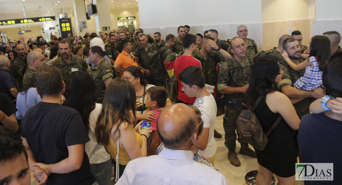 Imágenes del primer contingente que viaja a Letonia