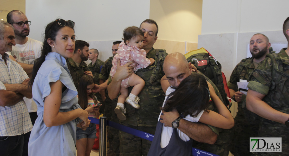 Imágenes del primer contingente que viaja a Letonia