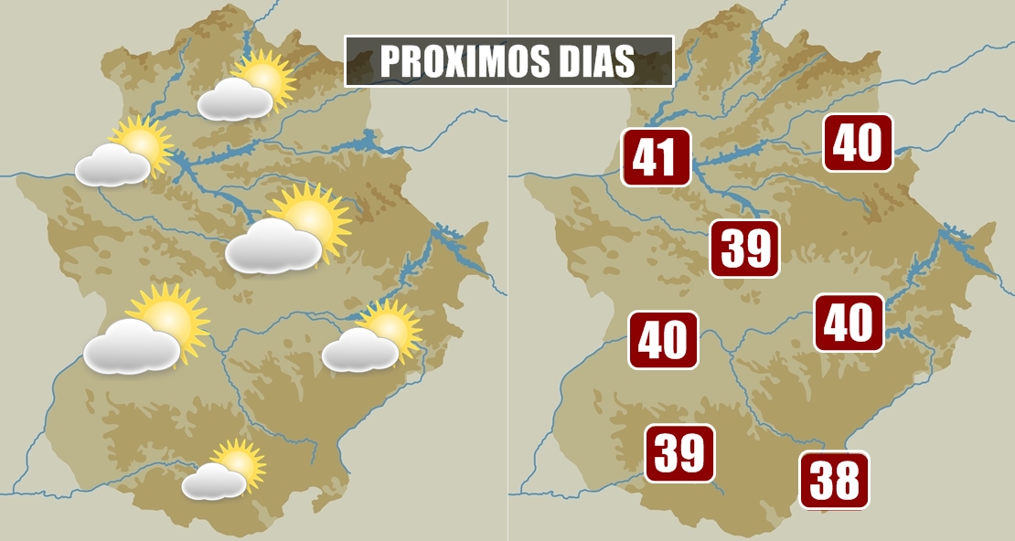 Extremadura volverá a los 40 grados esta semana