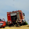 Imágenes del incendio en la urbanización Los Montitos (Badajoz)