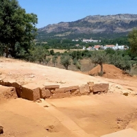 Identificado el anfiteatro de la ciudad romana de Ammaia