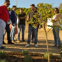 Valverde de Leganés inaugura el primer jardín adaptado al cambio climático