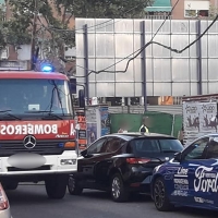 Arde un solar en la barriada de San Roque (Badajoz)