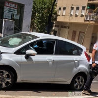 Accidente de tráfico frente al hospital Perpetuo Socorro