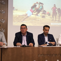 La Batalla de la Albuera se promociona a través del balonmano playa