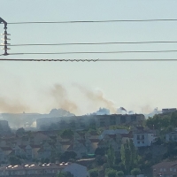 Declarado un incendio en Plasencia