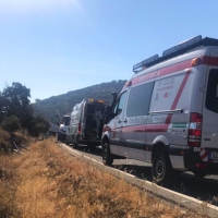 Cuatro jóvenes heridos en un accidente en Monesterio