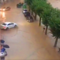 Un muerto por lluvias torrenciales en Navarra