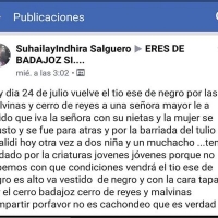 Denuncian la presencia de “un tío de negro” intimidante en varias barriadas de Badajoz