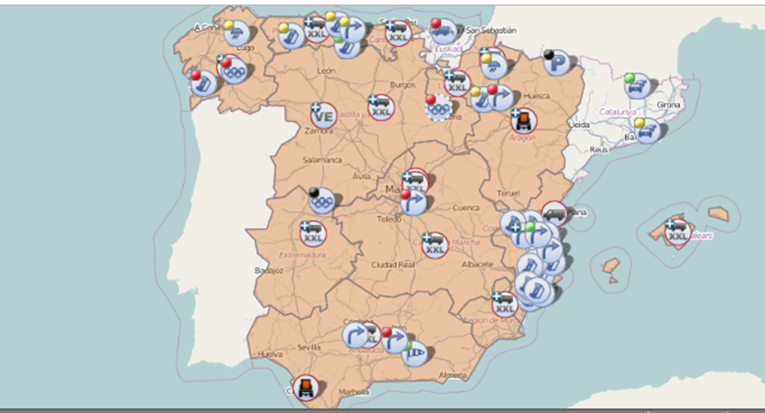 Activadas varias alertas de la DGT en Extremadura