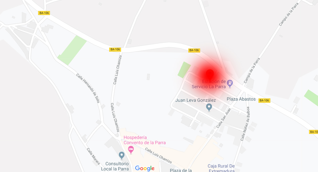 Nueve heridos en un incendio de vivienda en La Parra (Badajoz)