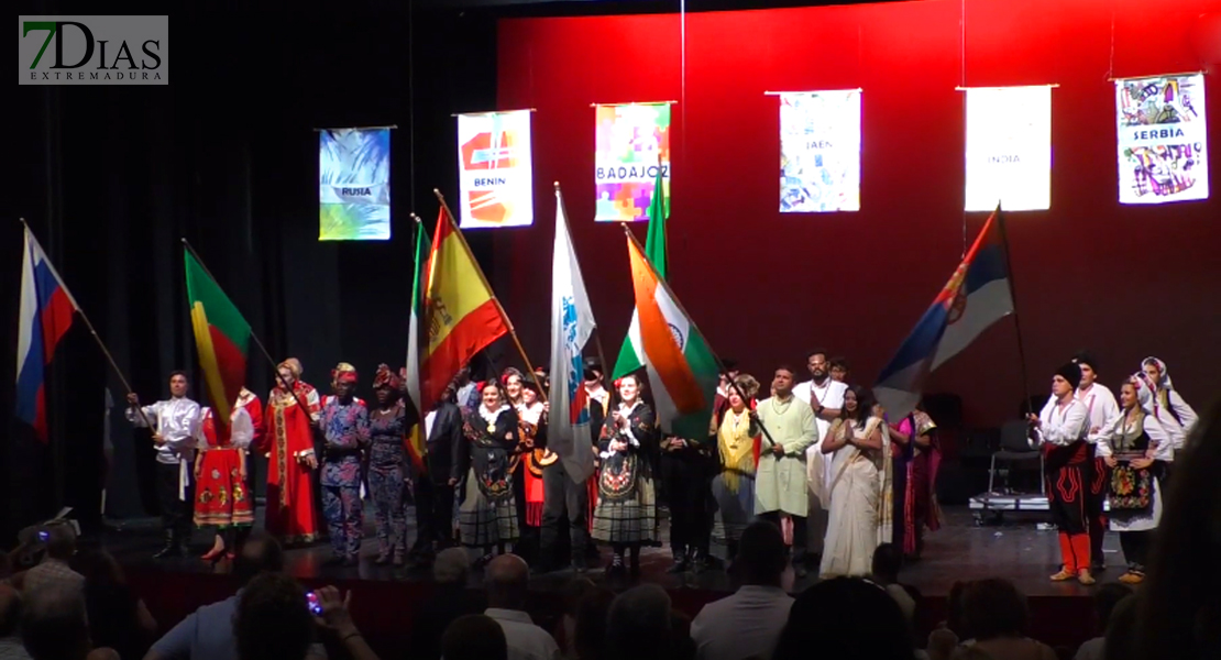 Clausura del Festival Folklórico Internacional en Badajoz