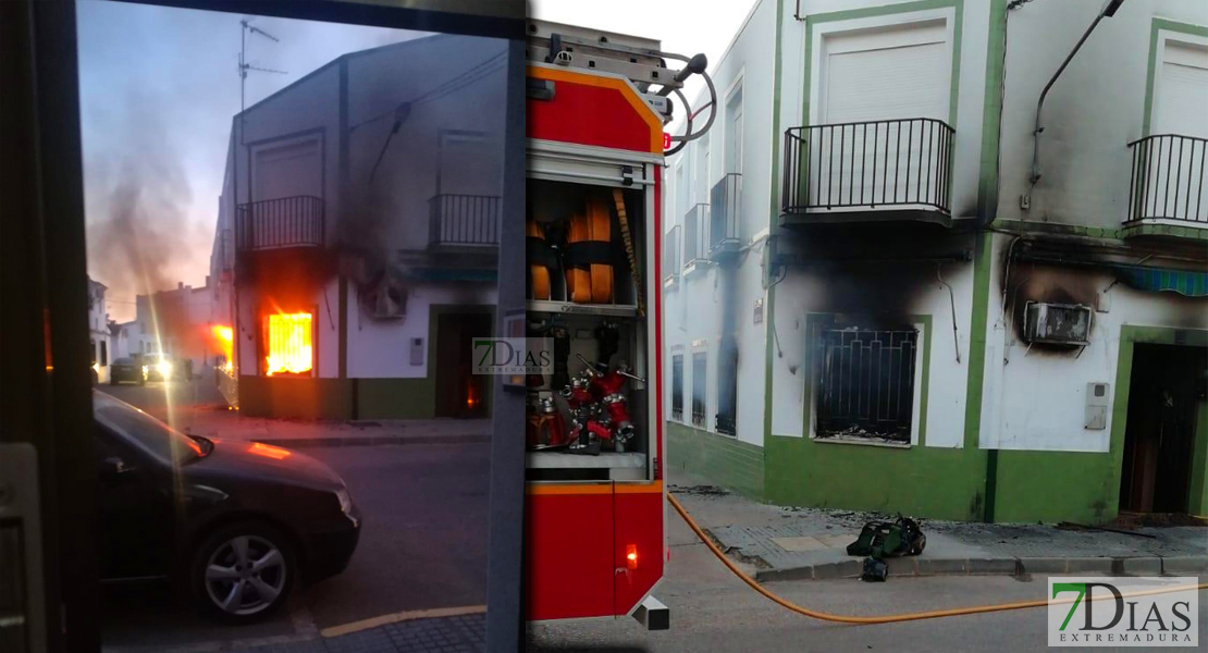 La Guardia Civil estudia las causas de un incendio en Valdelacalzada