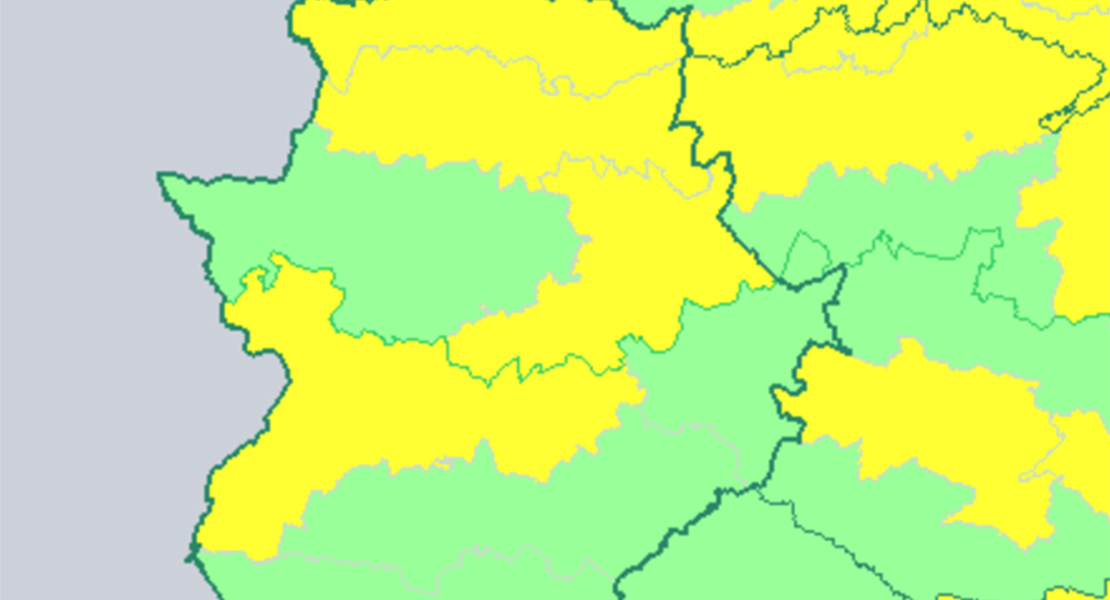 Alerta por fuertes tormentas en algunas zonas de Extremadura