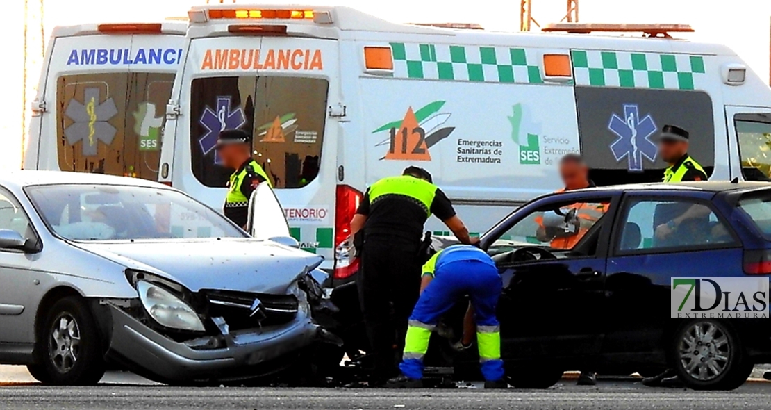 Accidente de tráfico en el polígono El Nevero