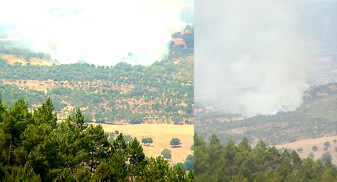 Declarado un nuevo incendio en Valverde del Fresno