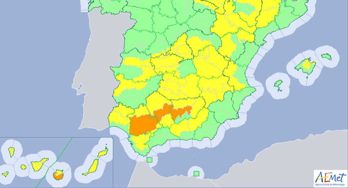 Extremadura en alerta este sábado por altas temperaturas