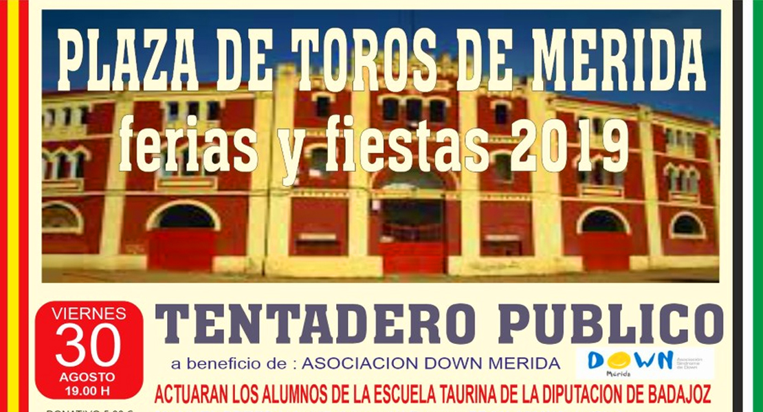 La Feria Taurina ofrecerá un tentadero público a beneficio de Down Mérida