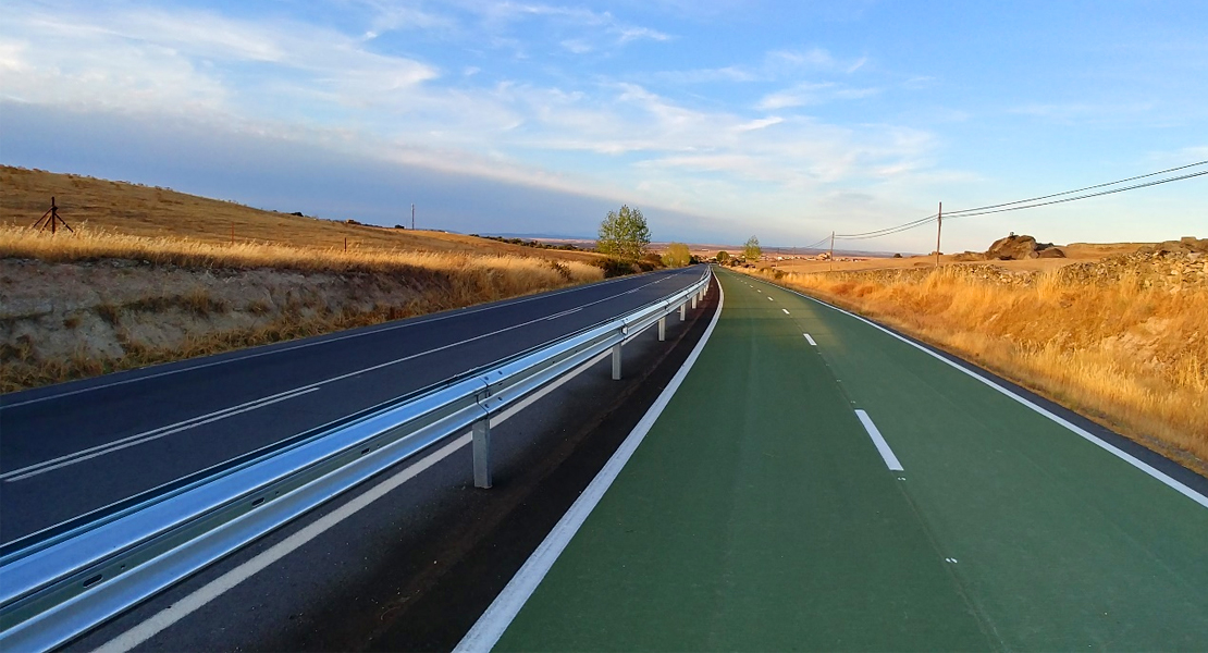 Mejorada la seguridad en la carretera CC-100 que une Casar de Cáceres y Arroyo de la Luz