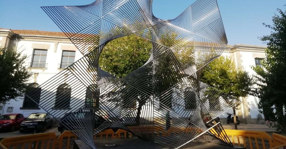 Nueva ubicación para la escultura de Ángel Duarte en Aldeanueva del Camino